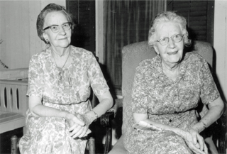Aunts Bernice and Laura Jones