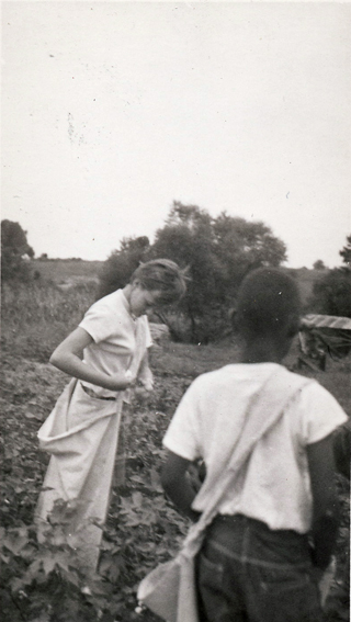Christa Picking Cotton